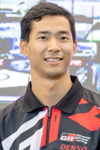 Ryo Hirakawa in Toyota Gazoo Racing kit at Fuji in 2024